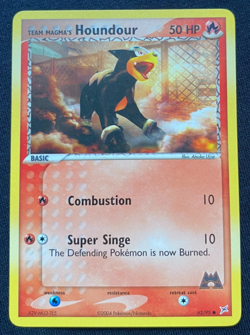 Pokemon TCG Team Magma's Houndour Team Magma Vs Team Aqua 62/95 LP - Image 1