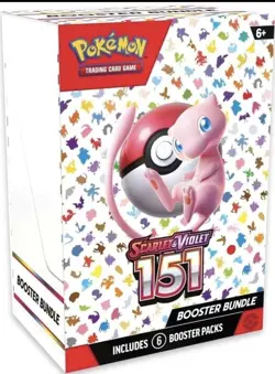 Pokemon TCG Scarlet & Violet 151 Booster Bundle Sealed New (6 packs) - Image 1