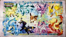 Pokemon Super Prismatic Evolutions Super Premium Collection Play Mat - Preowned - Image 1