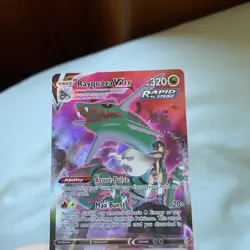 Pokemon Rayquaza VMAX TG20/TG30 Sword & Shield Silver Tempest Trainer Gallery NM - Image 3