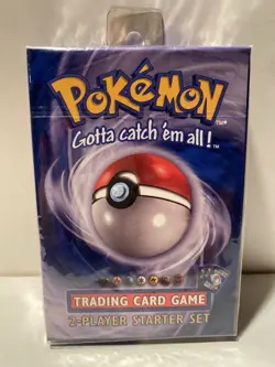 Factory SEALED WOTC Pokemon Base Set 2-Player Starter Set Theme Deck 1999 - Image 1