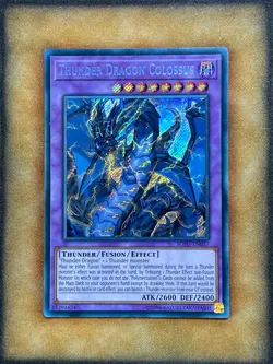 Yugioh Thunder Dragon Colossus SOFU-EN037 Secret Rare EURO NM - Image 1