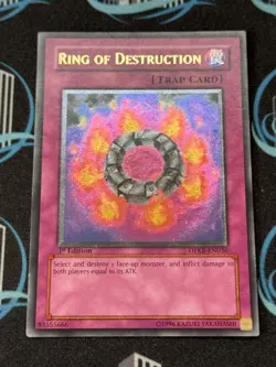 Yugioh Ring of Destruction DPKB-EN036 1st Edition Ultimate Rare EU Print - Image 3