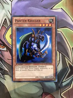 LCJW-EN043 Panther Warrior Common GERMAN 1st Edition NM Yugioh Card - Image 1