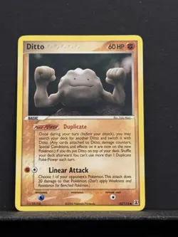Pokemon Card Ditto (Geodude) EX Delta Species Common 62/113 - LP - Image 1