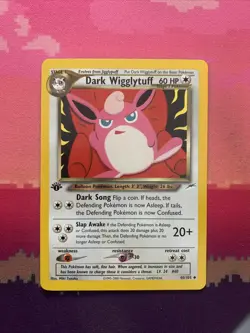 Pokemon Card Dark Wigglytuff Neo Destiny 1st Edition Uncommon 40/105 Near Mint - Image 1