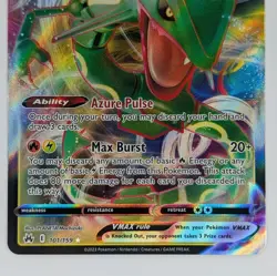 Rayquaza VMAX 101/159 Crown Zenith NM Full Art Pokemon TCG Card - Image 3