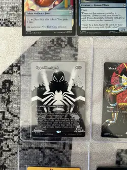 MAGIC THE GATHERING SPIDER-MAN 18 CARD LOT - Mythics, Rares, Commons-Foil & Non - Image 3