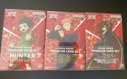 Union Arena Premium Card set Hunter x Hunter CODE GEASS Jujutsu Kaisen New - Image 1