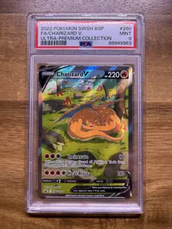 PSA 9 Charizard V SWSH260 SWSH: Sword & Shield Promo Cards Holo Full Art - Image 3