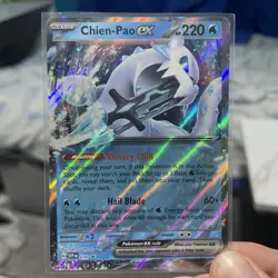 Pokemon TCG Card Chien-Pao ex SVP 030 Black Star Promo Double Rare Near Mint - Image 1