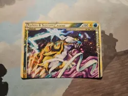 Raikou & Suicune Legend (Top) 92/95 Unleashed Holo Pokemon TCG Card LP - Image 1