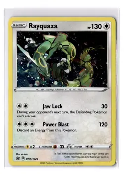 Rayquaza - SWSH029 Sword & Shield Black Star Promo Card Holo - LP - POKEMON TCG - Image 1