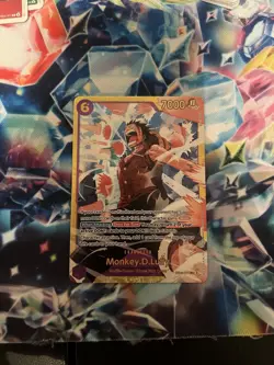 One Piece Card Game Monkey.D.Luffy Reprint EB02-061 SEC English prb 02 full art - Image 1