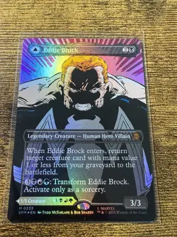 MTG Eddie Brock (0233) (Borderless) Marvel's Spider-Man Foil - Image 1