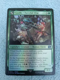MTG Final Fantasy *FOIL* U Vanille, Cheerful l'Cie #0211 NICE NEVER PLAYED - Image 1