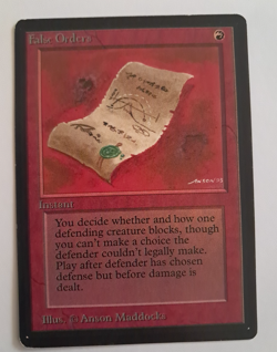 False Orders LP Beta MTG Magic the Gathering - Image 1