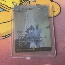 To The Crystal Tower Borderless Foil, MTG Single, FIN 0029 Rare Near Mint - Image 3