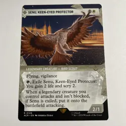 1x - Senu, Keen-Eyed Protector - Showcase #128 - Assassin's Creed - NM MTG - Image 1