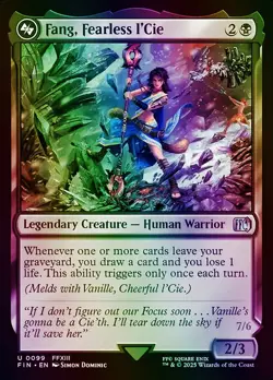 Fang, Fearless l'Cie FINAL FANTASY (FIN) NM MTG Foil - Image 1