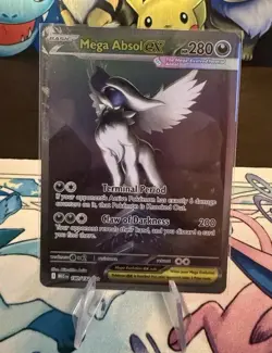 Mega Absol EX 180/132 Mega Evolution SIR - Pack Fresh NM Pokemon Card - Image 1
