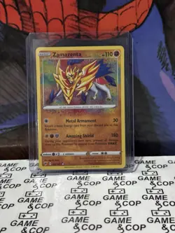 Pokemon TCG Zamazenta Vivid Voltage 102/185 Holo Amazing Rare NM/MINT - Image 1