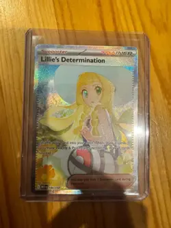 Pokemon TCG Lillie’s Determination Mega Evolution 184/132 SAR English MINT - Image 1