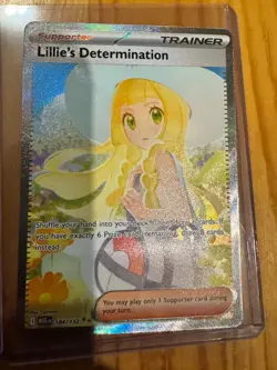 Pokemon TCG Lillie’s Determination Mega Evolution 184/132 SAR English MINT - Image 2