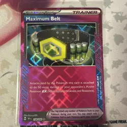 Pokemon TCG SV05: Temporal Forces #154/162 Maximum Belt NM - Image 1