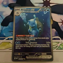 Pokemon S&V 151 TCG Blastoise EX 200/165 Special Illustration Rare English - Image 3