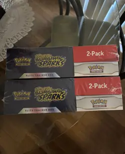 Pokemon Surging Sparks Elite Trainer Box/Booster Bundle Costco 2-Pack x2 READ - Image 2