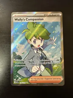 Wally's Compassion 176/132 Full Art Ultra Rare - Pokemon TCG: Mega Evolution NM - Image 1