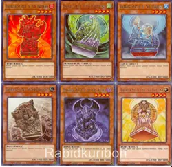 Yugioh Barrier Statue Set - Inferno Heavens Torrent Stormwinds Drought Abyss - Image 1