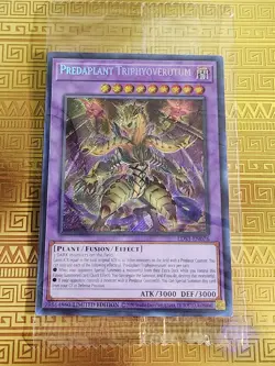 Predaplant Triphyoverutum Limited Edition Sealed Secret Rare LDS3-EN076 Yu-Gi-Oh - Image 1