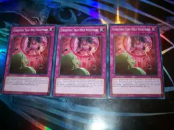 3x Terrifying Trap Hole Nightmare 1st Edition Common SDBT-EN027 Yu-Gi-Oh! - Image 1