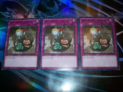 3x Treacherous Trap Hole 1st Edition Rare MAZE-EN066 Yu-Gi-Oh! - Image 1