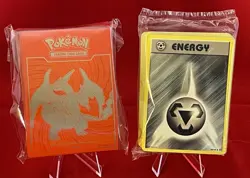 2016 Pokemon TCG XY Evolutions Sealed Energy Pack + Charzard Card Sleeves! - Image 1