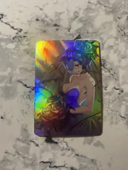 Rem Re: Zero Goddess Story Holographic Anime Girl Waifu Card Cute Bikini Art Q - Image 1