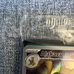 Alakazam MEP 009 Mega Evolution Sealed Pokemon Black Star Promo Card w/Dividers - Image 2