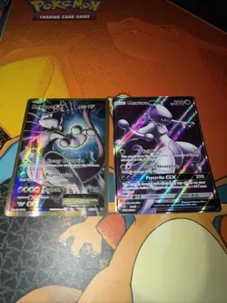 Pokemon Evolutions Mewtwo-EX Holo Full Art Ultra Rare Card 103/108 - Image 4