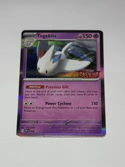 Pokemon Card TCG Togekiss 038 Black Star Promo STAMPED Obsidian Flames NM/M - Image 1