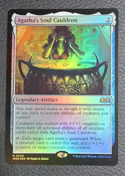 Agatha's Soul Cauldron Wilds of Eldraine Foil MTG NM Magic Card - Image 1