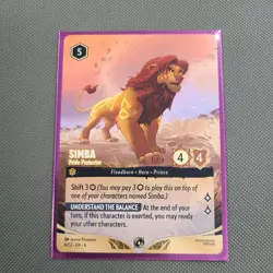 Disney Lorcana Simba Pride Protector Promo Card 8/C2 EN 6 Non Foil - Image 1