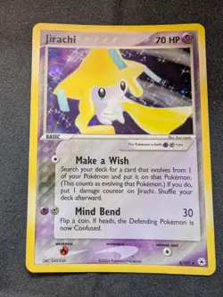 Jirachi 8/101 Hidden Legends Holo Rare Pokemon Card | LP - Image 1