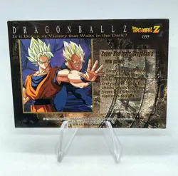 Carte Dragon Ball Z DBZ Trading Cards Chromium 35 Amada 1995 Gohan Boo Holo Foil - Image 2
