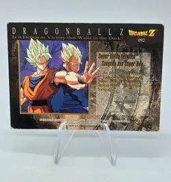 Carte Dragon Ball Z DBZ Trading Cards Chromium 92 Amada Boo Goku Holo Prism Foil - Image 2