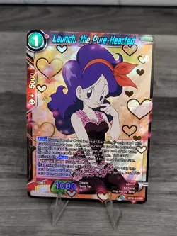 DBZ Dragonball Launch The Pure-Hearted BT12-013 SR Card Dragon Ball NM Mint Holo - Image 1