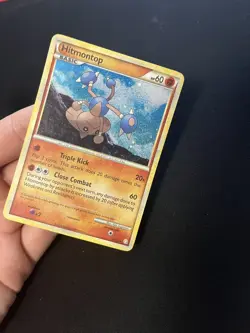 Hitmontop 5/123 LP Pokemon Cards Holo Rare Vintage Heart Gold Soul Silver - Image 3