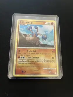 Hitmontop 5/123 LP Pokemon Cards Holo Rare Vintage Heart Gold Soul Silver - Image 5