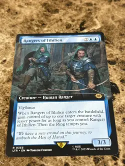 RANGERS OF ITHILIEN Magic MTG Lord of the Rings LOTR Extended Art - Image 1